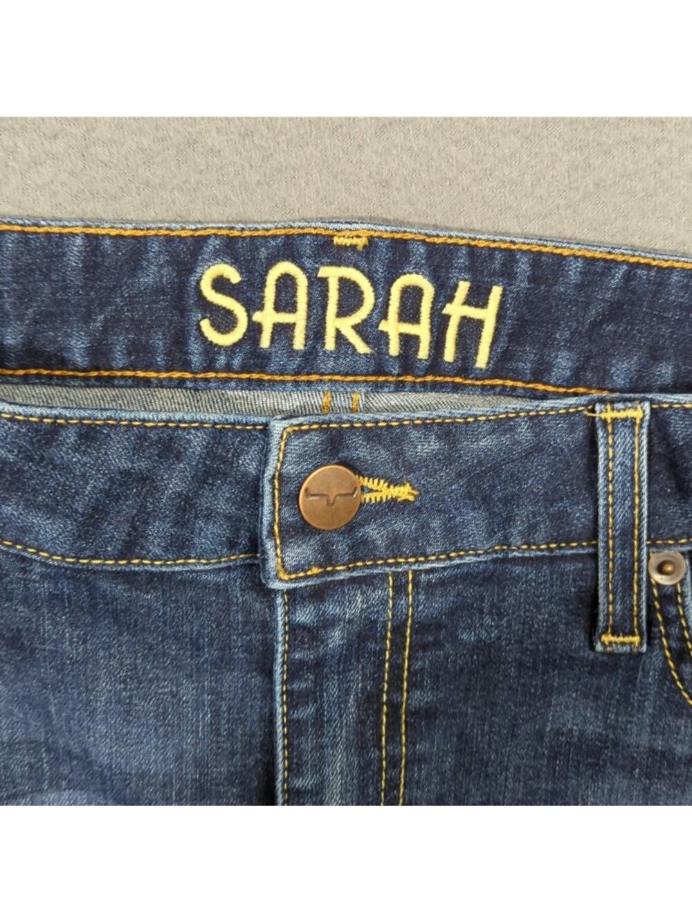 Kimes Ranch Jeans Women's 12x36 Blue Sarah High Rise Slim Bootcut Western Denim